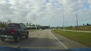 Driving around Fort Myers, Florida to some of the big Shopping Centers