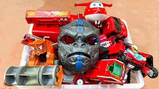 BOX full Transformers Cars Toy - Giant Leader OPTIMUS PRIMAL: Stopmotion Bumblebee Lego Prison Break