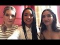 Aisha dee, meghann fahy and nikohl Boosheri from the bold type for Hulu at ATX Festival