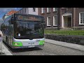 Poland, Olsztyn, tram replacement bus Z-1 ride from Wysoka Brama to Galeria Warminska