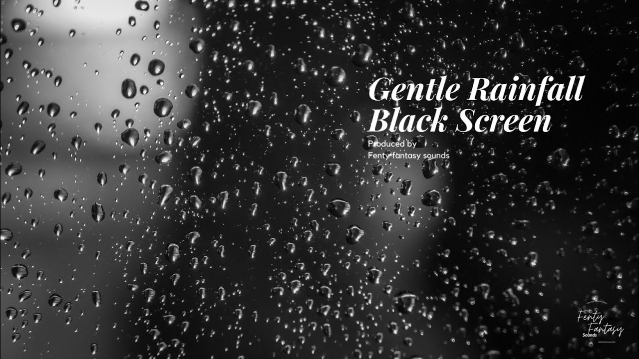 Rain Sounds For Sleeping 10 Hours Sleep Relaxation Black Screen