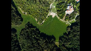 Vađenje mulja iz jezera Trakošćan koje je obraslo visokom travom