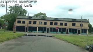 Driving around Detroit, Michigan, U. S. A.  #July2017