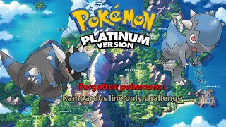 Forgotten pokemon : Rampardos line only challenge