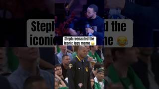 Steph imitating Iguodala 😅