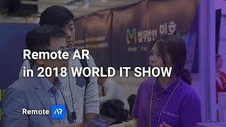 [VIRNECT] Remote AR in World IT Show 2018