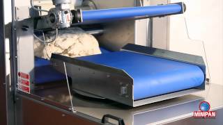 MINIPAN RAFFINATORE punch \u0026 fold sheet generator x sandwich bread and rusks