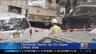 Sinkhole opens on Upper West Side street