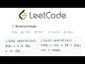 LeetCode Reverse Integer Solution Explained - Java