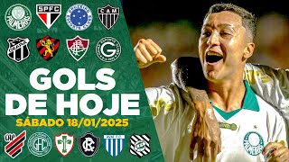 ⚽️ TODOS OS GOLS DESTE SÁBADO 18/01/2025 GOLS DOS ESTADUAIS, GOLS DE HOJE, GOLS DO DIA