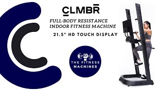 CLMBR Connected Full-Body Resistance Indoor Fitness Machine HD Touch Display, Sound System #CLMBR