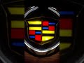 led lighted cadillac crest