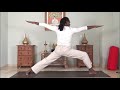 15 min full body yoga workout beginner friendly virabhadrasana series no equipment needed