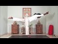 15 min full body yoga workout beginner friendly virabhadrasana series no equipment needed