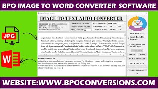 How to Convert Image to Word in the easiest way