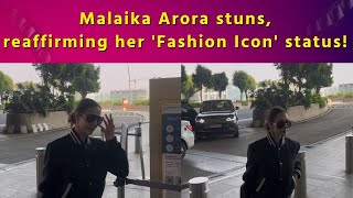 Malaika Arora Spotted at the Airport in a Cool and Casual Look