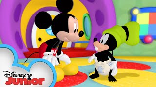 Goofy Turns into a Baby 👶🏼| Mickey Mornings | Mickey Mouse Clubhouse | @disneyjunior