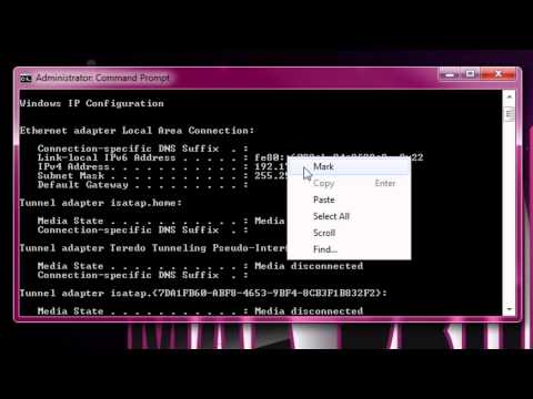 Find your IP Address using Command Prompt CMD Hack Find your IP Address using Command Prompt CMD Hack
