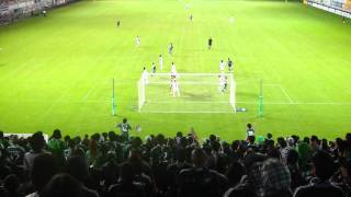 Matsumoto Yamaga Goal＆chant 緑の勇者→SEE OFF@Alwin 松本山雅得点シーン 松田直樹