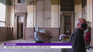 Inside the renovations at the Polk County Courthouse in downtown Des Moines