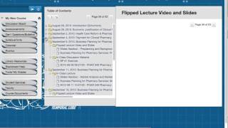 Blackboard Learning Modules - Navigation and Scrolling
