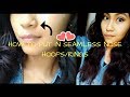 HOW TO PUT IN SEAMLESS NOSE HOOP/RINGS HOW TO PUT IN SEAMLESS NOSE HOOP/RINGS