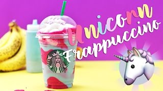 DIY STARBUCKS UNICORN FRAPPUCCINO | Healthy Smoothie Recipe