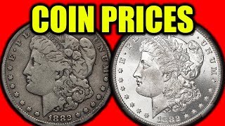 SILVER MORGAN DOLLAR COIN PRICES!! 1882 SILVER DOLLAR COIN VALUES