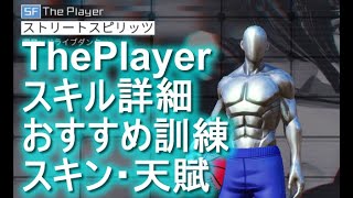 スマッシュダンク　 シティダンク2　ThePlayer（ザプレイヤー）スキル詳細　おすすめ訓練　スキン・天賦