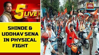 Shinde Sena Vs Uddhav Sena Takes Violent Turn On Streets Of Maharashtra, Leaders Detained