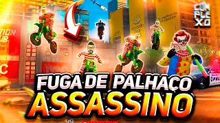 FUGIMOS DA POLÍCIA VESTIDOS DE PALHAÇOS ASSASSINOS!! GTA RP