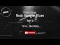 rock boogie blues backing track jam no drums 162 bpm