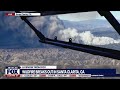 skyfox oheň vypukl poblíž santa clarita hughes fire v castaic severně od la