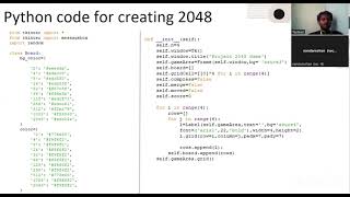 Creating 2048 game using Python