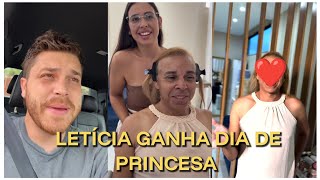 GUSTAVO LEVA LETÍCIA NO SPA PARA GANHAR UM DIA DE PRINCESA 🤠❤️