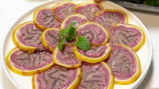 Bắp bò cuộn tai heo #food #cooking