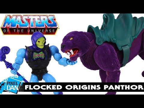 Panthor (Flocked Exclusives) Action Figure Review 2021 Masters of the Universe Origins