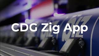 CDG Zig App Sticker | ComfortDelGro Taxi Singapore