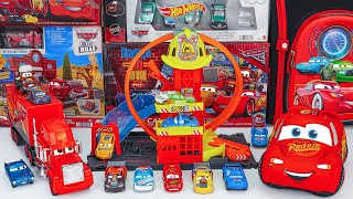 Disney Pixar Cars Unboxing Review | Lightning McQueen | Disney Pixar Cars Super Loop Fire Station