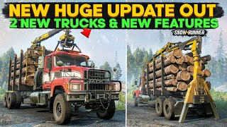 New Huge Update Out 2 New Trucks and All Features in SnowRunner Everything You Need to Know