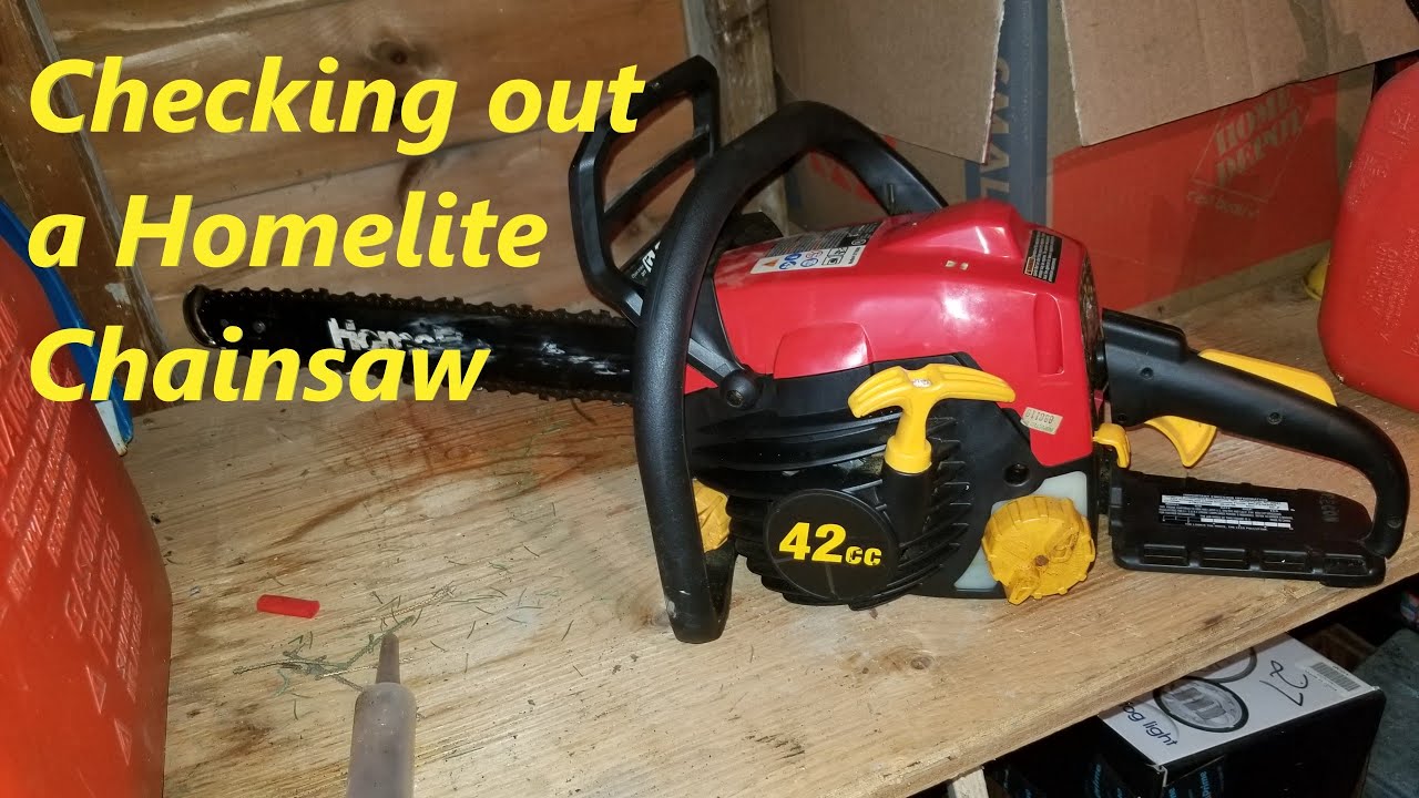 Homelite Chainsaw Repair Youtube