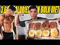 FULL DAY OF EATING  + SUPPLEMENTS ON A LEAN BULK  !  3600 CALORIES