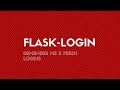 Flask-Login: Remember Me and Fresh Logins