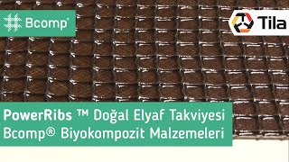 Yüksek Performanslı PowerRibs ™ Doğal Elyaf Takviyesi - Bcomp® Biyokompozit Malzemeleri