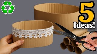 Transforming Cardboard & Jute♻️😱 5 GENIUS Recycling Ideas That Will Amaze You!