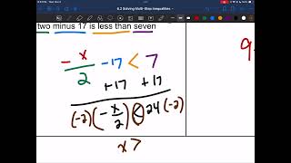 6.2 Solving Multi-Step Inequalities