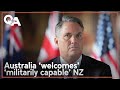 Why Australia wants NZ to beef up its military | Q+A 2024