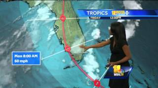 Sun, clouds and mild on Friday