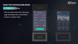 NEXhome SIP intercom discover mode