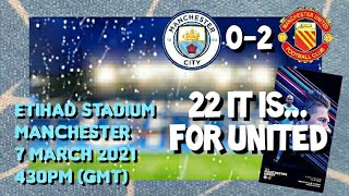 MANCHESTER CITY 0 THAT LOT 2 "22 IT IS, JUST NOT FOR THE RIGHT TEAM" THE POST MORTEM